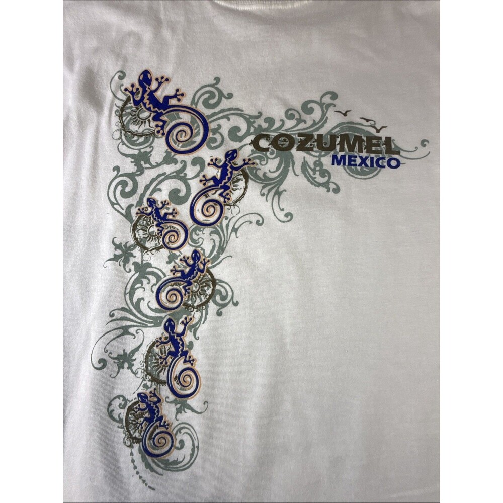 Men’s M&O White Cozumel Mexico T-shirt Size XL